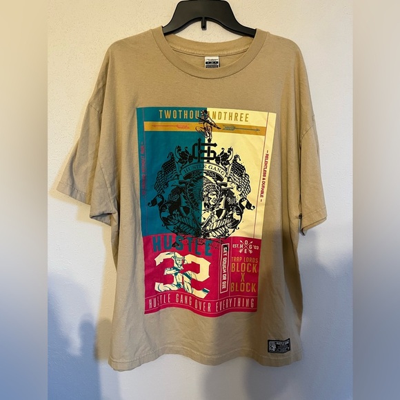 Hustle gang Mens T-Shirt - Picture 1 of 3